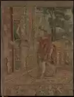 Free download Aglauros Changed to Stone by Mercury, from a set of eight tapestries depicting the Story of Mercury and Herse free photo or picture to be edited with GIMP online image editor
