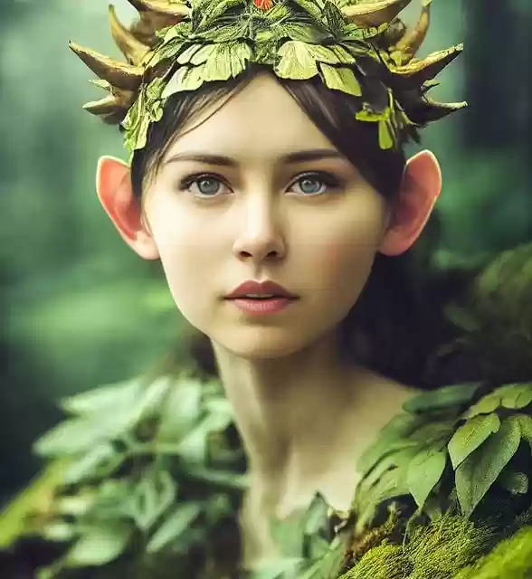 Free download ai generated elf nymph fairy free picture to be edited with GIMP free online image editor