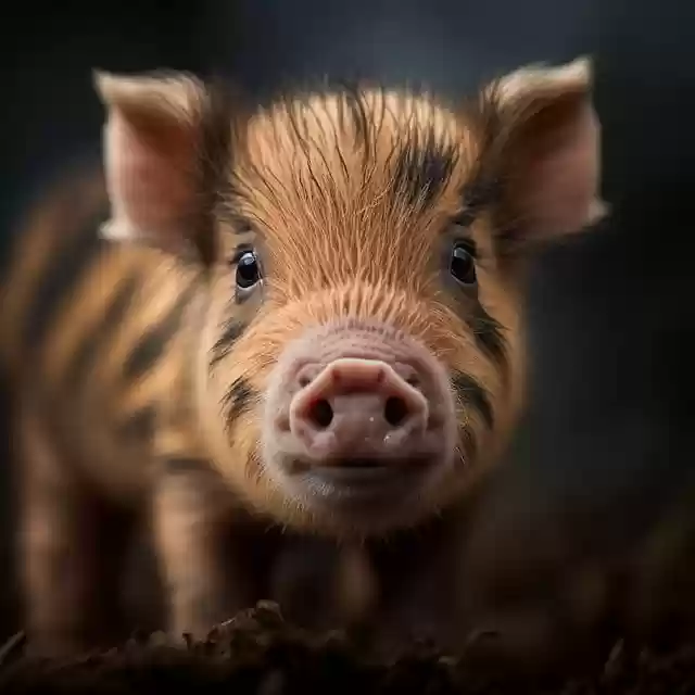Free download ai generated piglet pig baby pig free picture to be edited with GIMP free online image editor