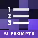 AI Prompts Navigator  screen for extension Chrome web store in OffiDocs Chromium