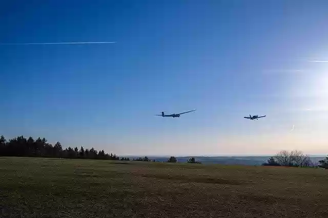 Free download Aircraft Glider Gliding Air -  free photo or picture to be edited with GIMP online image editor