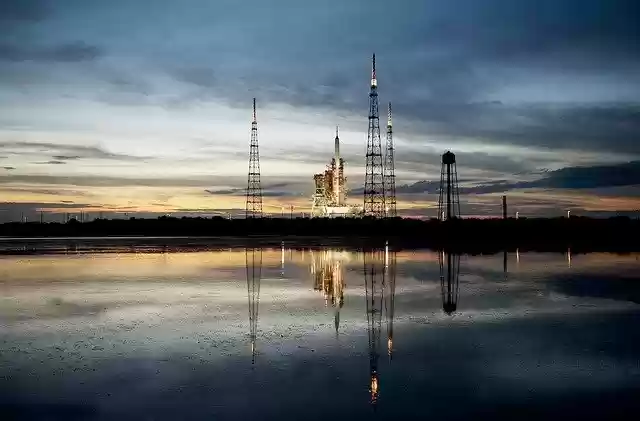 Free download aires i x rocket launch pad sky free picture to be edited with GIMP free online image editor