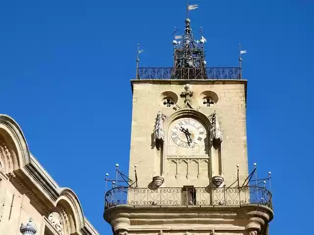 Free download Aix-En-Provence Provence Belfry -  free photo or picture to be edited with GIMP online image editor