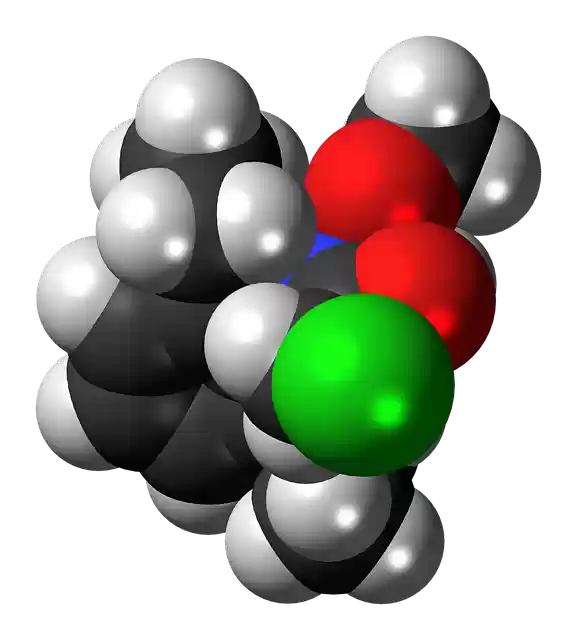 Free download Alachlor Herbicide Molecule -  free illustration to be edited with GIMP free online image editor
