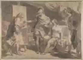 Free download Alexander the Great Offering His Concubine Campaspe to the Painter Apelles free photo or picture to be edited with GIMP online image editor