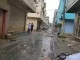 Free download Al-Jubail Colony, Falaknuma: Photos of flooding that occured between the second and third weeks of October 2020 free photo or picture to be edited with GIMP online image editor