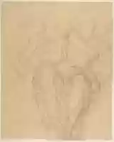 Free download Allegorical Figure of the City of Piacenza, for a Pendentive in the Chapel of St. Roch, Saint-Sulpice, Paris (recto); Studies for the Same Figure, squared in graphite (verso) free photo or picture to be edited with GIMP online image editor