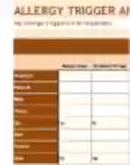 Gratis download Allergieën en symptomentabel met checklist DOC-, XLS- of PPT-sjabloon gratis te bewerken met LibreOffice online of OpenOffice Desktop online