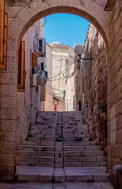 Free download Alley Jerusalem Israel -  free photo or picture to be edited with GIMP online image editor