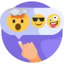 AllReacts for Facebook Stories  screen for extension Chrome web store in OffiDocs Chromium