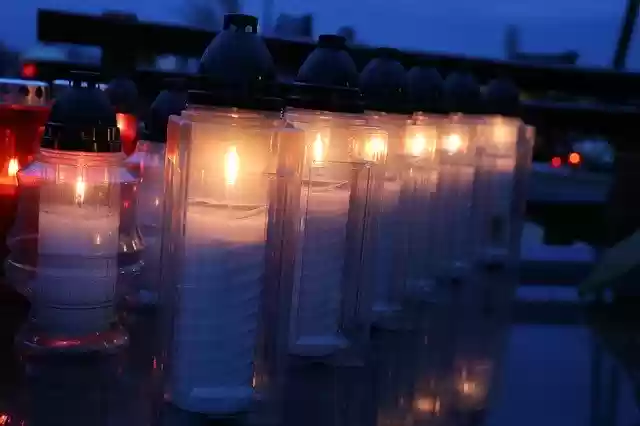 Free download All Saints Svi Sveti White Candles -  free photo or picture to be edited with GIMP online image editor