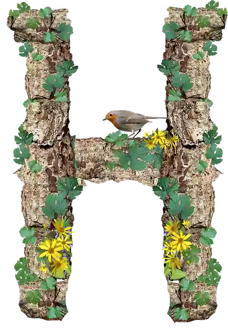 Free download alphabet letter h rustic timber free picture to be edited with GIMP free online image editor