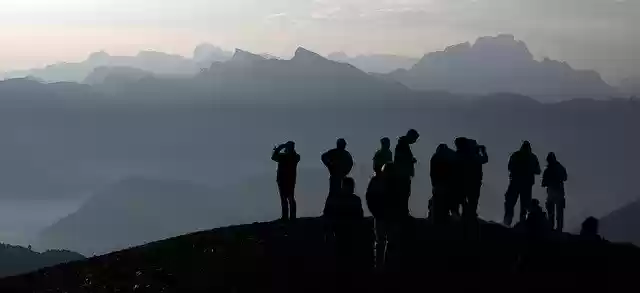 Free download Alpine Sunrise Mountains -  free free photo or picture to be edited with GIMP online image editor