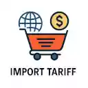 Amazon Tariff Estimator  screen for extension Chrome web store in OffiDocs Chromium