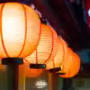 Amber Glow of Paper Lanterns  screen for extension Chrome web store in OffiDocs Chromium