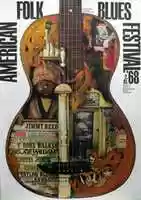 Free download American Folk Blues Festival Poster free photo or picture to be edited with GIMP online image editor