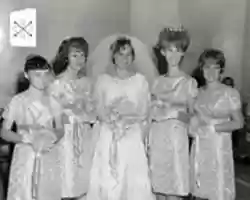 Free download Ames Bridesmaids 1966 free photo or picture to be edited with GIMP online image editor