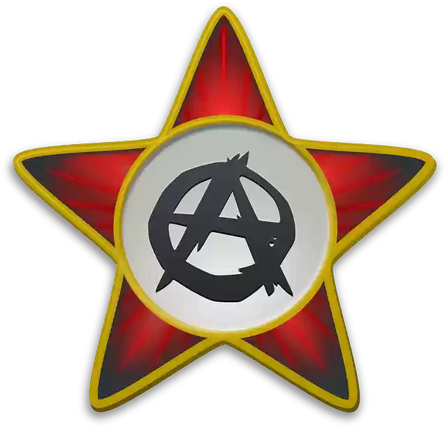 Free download Anarchist Star - Free vector graphic on Pixabay free illustration to be edited with GIMP free online image editor