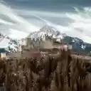 Ancient castle and ice mountain  screen for extension Chrome web store in OffiDocs Chromium