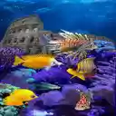 Ancient castle under the ocean wallpaper  screen for extension Chrome web store in OffiDocs Chromium