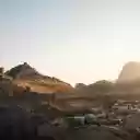 ancient city perched atop a mountain during sunset  screen for extension Chrome web store in OffiDocs Chromium
