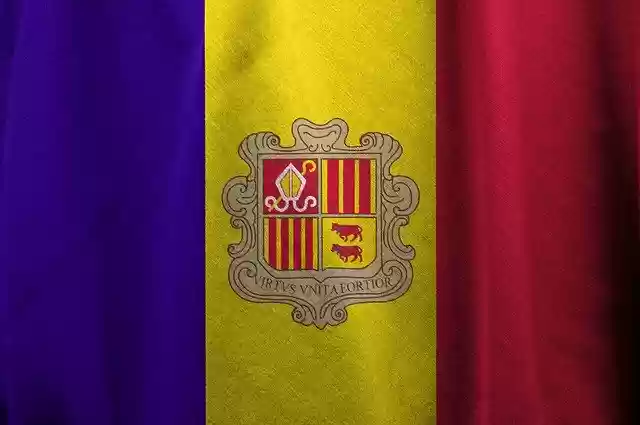 Free download Andorra Flag Symbol -  free illustration to be edited with GIMP free online image editor