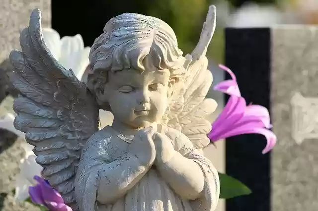 Free download Angel Praying Sculpture Statue -  free photo or picture to be edited with GIMP online image editor