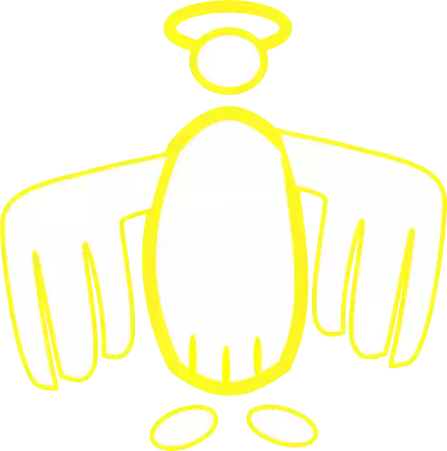 Free download Angel Yellow Halo - Free vector graphic on Pixabay free illustration to be edited with GIMP free online image editor