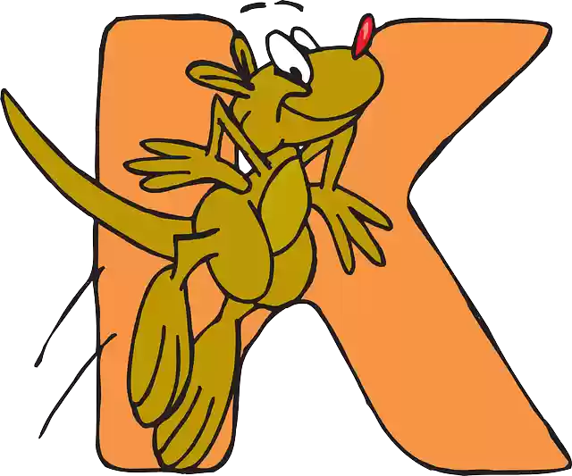 Free download Animal Alphabet Kangaroo - Free vector graphic on Pixabay free illustration to be edited with GIMP free online image editor