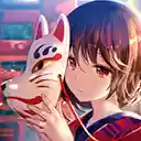 Anime ART | Pretty girl in the cats mask  screen for extension Chrome web store in OffiDocs Chromium