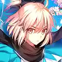 Anime Demon archer AND Sakura | Girls 2 in 1  screen for extension Chrome web store in OffiDocs Chromium