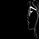 Anime Girl Black Theme 04  screen for extension Chrome web store in OffiDocs Chromium