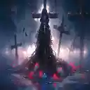 Anime Nun in Graveyard Live Wallpaper  screen for extension Chrome web store in OffiDocs Chromium