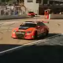 An Orang Audi RS 3 Racecar at a Racetrack  screen for extension Chrome web store in OffiDocs Chromium