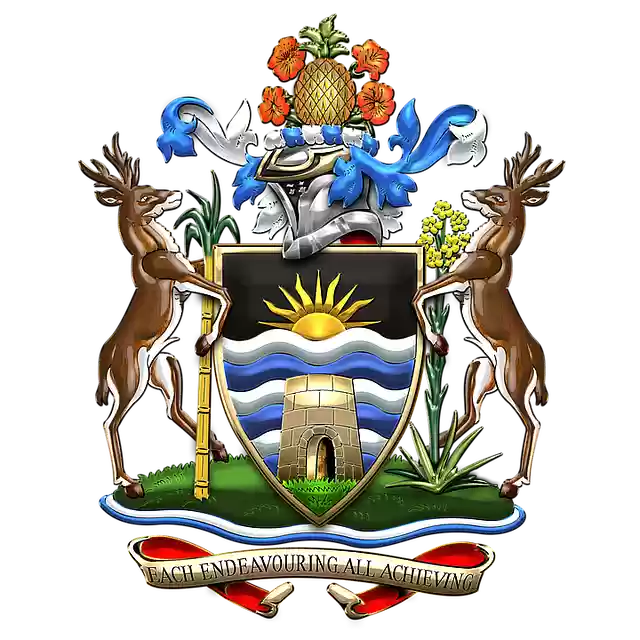 Free download Antigua And Barbuda Coat Of Arms -  free illustration to be edited with GIMP free online image editor