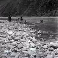 Free download Anyang women at river 1952 01 free photo or picture to be edited with GIMP online image editor