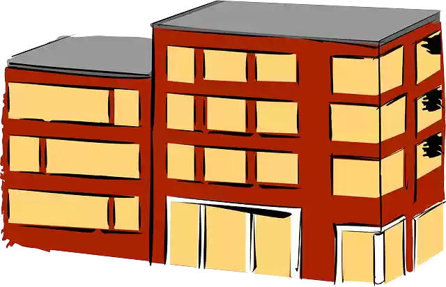 Free download Apartment Brick Building - Free vector graphic on Pixabay free illustration to be edited with GIMP free online image editor