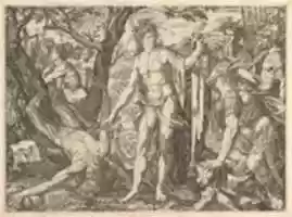 Free download Apollo and Marsyas: The Judgment of Midas (or The Flaying of Marsyas) free photo or picture to be edited with GIMP online image editor