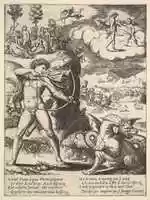 Free download Apollo Killing the Python, from The Story of Apollo and Daphne free photo or picture to be edited with GIMP online image editor