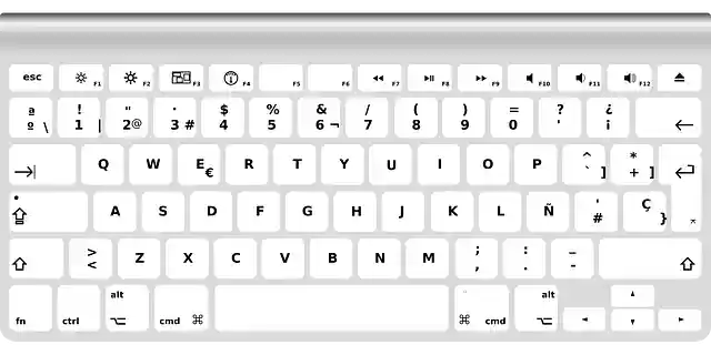 Free download Apple Keyboard Mac - Free vector graphic on Pixabay free illustration to be edited with GIMP free online image editor