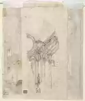 Free download Architectural Study (recto); Separate Sheet with Architectural Drawing (verso) free photo or picture to be edited with GIMP online image editor