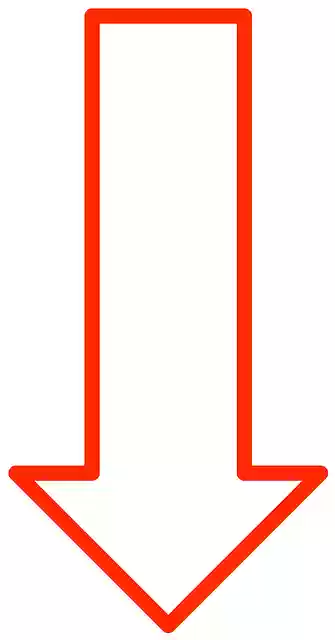 Free download Arrow Down South - Free vector graphic on Pixabay free illustration to be edited with GIMP free online image editor