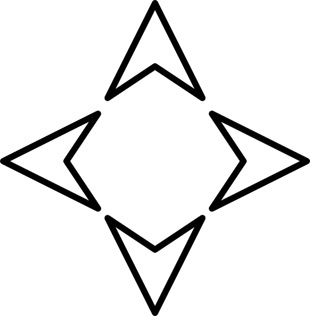 Free download Arrows Wind Rose Simplenorth - Free vector graphic on Pixabay free illustration to be edited with GIMP free online image editor