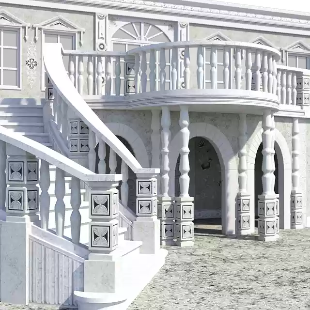 Free download Art Nouveau Palace Stairs -  free photo or picture to be edited with GIMP online image editor