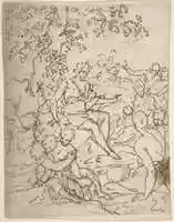 Free download A Seated John the Baptist Preaching free photo or picture to be edited with GIMP online image editor