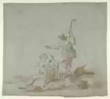 Free download A Shepherd Addressing a Seated Male Nude. free photo or picture to be edited with GIMP online image editor