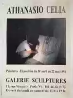 Free download Athanasio Celia Poster Of The Gallery Sculptures, Paris 1991 free photo or picture to be edited with GIMP online image editor