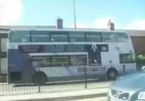 Free download Atomic Blonde (2017) uk bus advertising  free photo or picture to be edited with GIMP online image editor