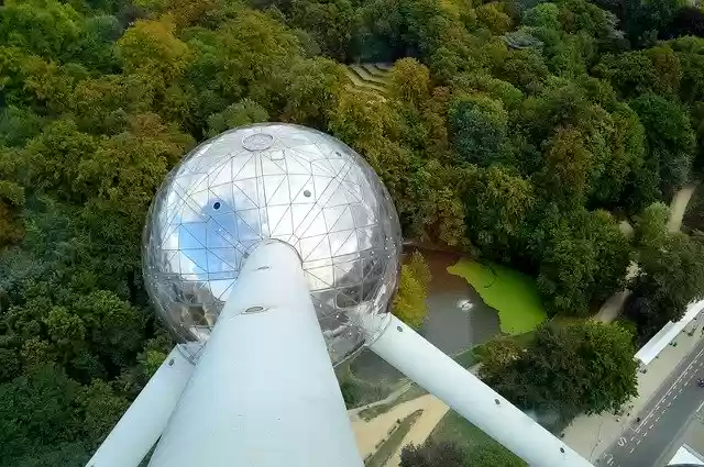 Free download Atomium Brussels Belgium -  free photo or picture to be edited with GIMP online image editor