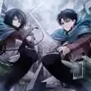 Attack on Titans theme 1366x768  screen for extension Chrome web store in OffiDocs Chromium
